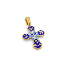 Православный женский крестик из серебра KRSPE0401
