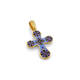 Крест Голгофа с цатой серебряный KRSPE0401