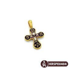 Большой серебряный крест для мужчины KRSPE0404