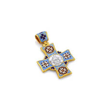 Мужской православный крест из серебра KRSPE0601