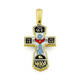 Золотой крест с эмалью - Голгофский KRZE0101