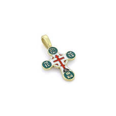 Золотой крестик женский KRZE0502