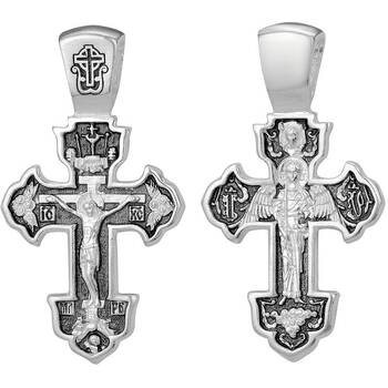 Православный крест: Распятие Иисуса Христа, Ангел Хранитель (арт. 21111-162)