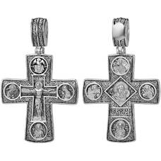 Мужской нательный крест серебро 925 (арт. 21111-169)