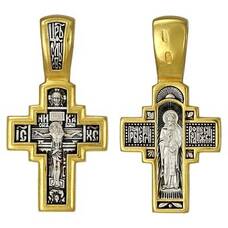 Православный крест - Распятие Иисуса Христа, Сергий Радонежский (арт. 21112-103)