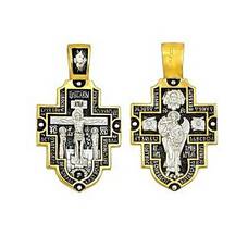 Крест серебро с позолотой «образ Ангела Хранителя» (арт. 21112-231)
