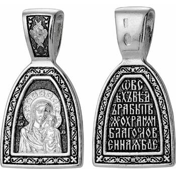 Подвеска образ Казанской Божьей Матери (арт. 21211-1)