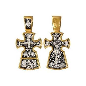 Православный крестик: Распятие, Архангел Михаил, благоразумный разбойник (арт. 21112-157)