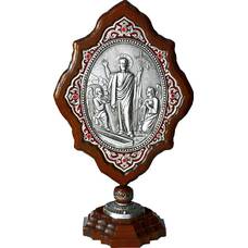 Икона Воскресение Христово в серебре и деревянной рамке (арт. 12240183)