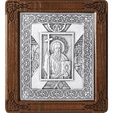 Икона Андрей Первозванный в серебре и деревянной рамке (арт. 12240314)