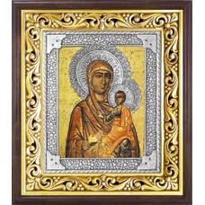 Торопецкая икона Божией Матери в ризе и деревянном киоте (арт. 1224047)