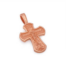 Крест золотой женский KRZ1401