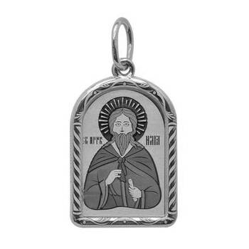 Нательная иконка серебро Ag 925 «Илья пророк» (арт. 13121-106)