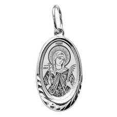 Нательная иконка серебряная Ag 925 «Валентина» (арт. 13121-145)