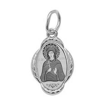 Нательная иконка серебро Ag 925 «Наталия» (арт. 13121-174)
