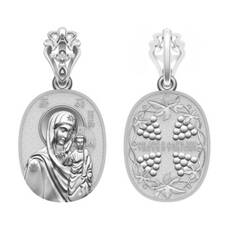 Натальная иконка серебро Ag 925 «Богородица (Семистрельная, Умягчение злых сердец)» (арт. 13121-24)