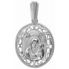 Подвеска серебро Ag 925 «Богородица (Семистрельная, Умягчение злых сердец)» (арт. 13121-30)
