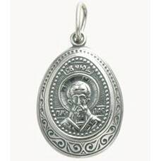 Подвеска серебряная Ag 925 «Николай Чудотворец» (арт. 13121-422)