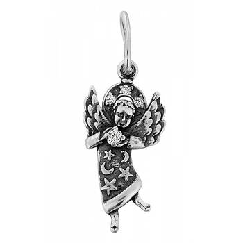 Нательная иконка «Ангел-Хранитель» серебро Ag 925 (арт. 13121-460)