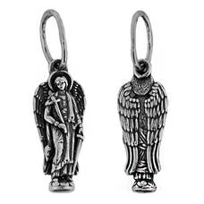 Натальная иконка «Ангел-Хранитель» серебряная Ag 925 (арт. 13121-487)