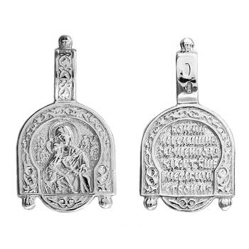 Подвеска серебряная Ag 925 «Богородица (Владимирская)» (арт. 13121-494)