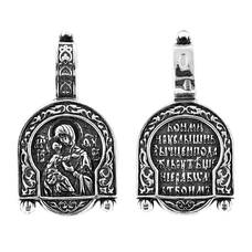 Образок нательный из серебра Ag 925 «Богородица (Владимирская)» (арт. 13121-495)