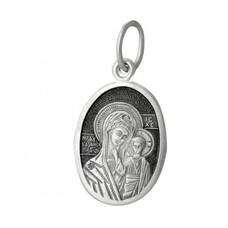 Подвеска серебро Ag 925 «Богородица (Казанская)» (арт. 13121-519)