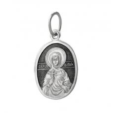 Нательная иконка «Иулия» серебряная Ag 925 (арт. 13121-556)