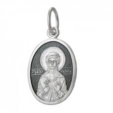 Нательная иконка серебро Ag 925 «Лариса» (арт. 13121-573)