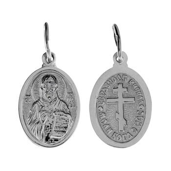 Образок нательный «равноапостольный святой Кирилл – просветитель славян» из серебра Ag 925 (арт. 13121-593)
