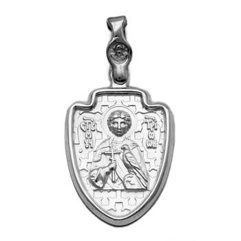 Образок нательный «Трифон» серебро Ag 925 (арт. 13121-658)