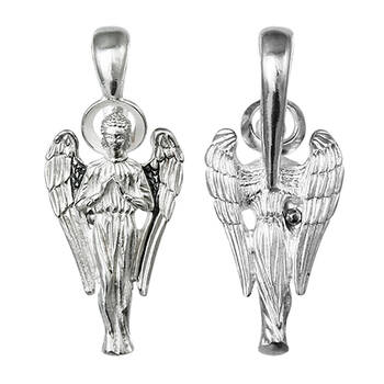 Образок нательный серебро Ag 925 «Ангел-Хранитель» (арт. 13121-81)