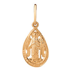Нательная иконка серебряная Ag 925 «Ангел-Хранитель» (арт. 13122-305)