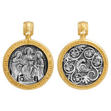Подвеска серебро Ag 925 «Деисус» (арт. 13122-81)
