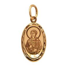 Натальная иконка золото Au 585 «Кристина» (арт. 13123-139)