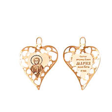 Образок золото Au 585 «праведная Мария Вифанская» (арт. 13123-161)