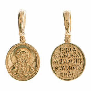 Образок золотая Au 585 «Матрона Московская» (арт. 13123-28)
