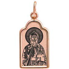Образок из золота Au 585 «Даниил Московский» (арт. 13123-93)