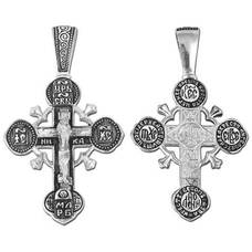 Крест серебряный мужской 13111-10