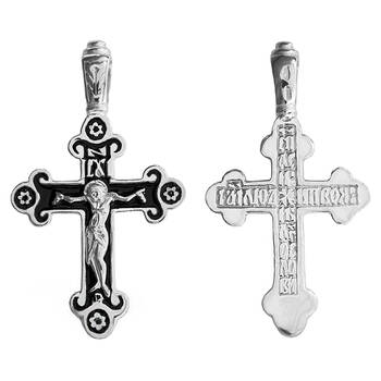 Крестик православный серебро (арт. 13111-1016)