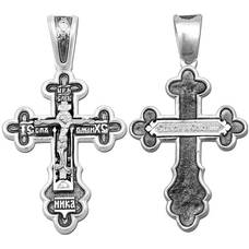 Крестик православный из серебра (арт. 13111-104)