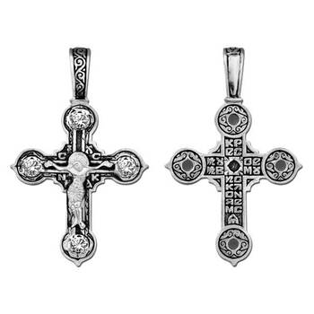 Крестик православный из серебра (арт. 13111-130)