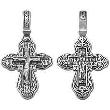 Православный мужской крест из серебра
 13111-134
