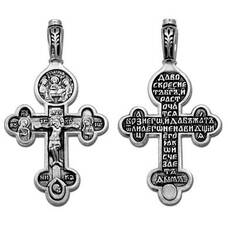 Мужской нательный крест из серебра 13111-142