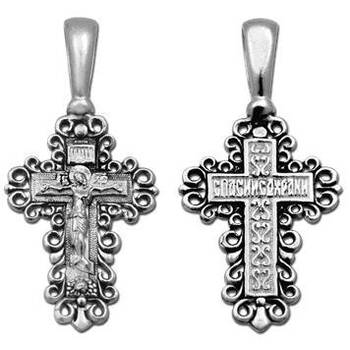 Крест православный серебро (арт. 13111-152)