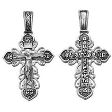 Крест православный серебряный (арт. 13111-154)