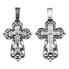 Крест православный серебро (арт. 13111-167)