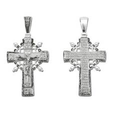 Крест православный серебряный (арт. 13111-22)
