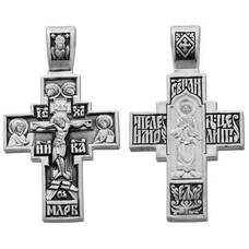 Крестик православный из серебра (арт. 13111-224)