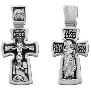 Крестик из серебра (арт. 13111-235)